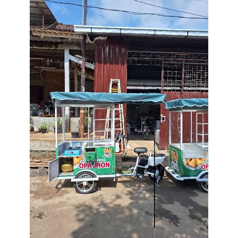 gerobak listrik ayam goreng | gerobak listrik chicken | gerobak listrik bisa maju mundur | gerobak l