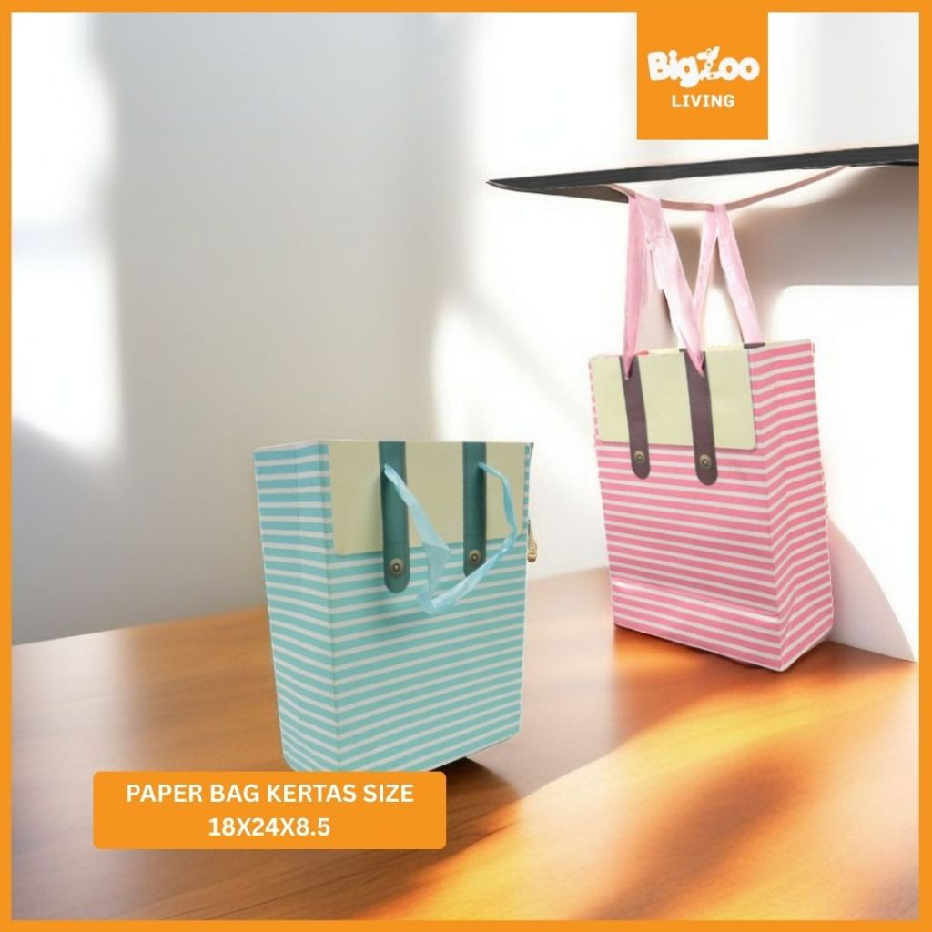 

Bigzoo Living - Paper Bag Ukuran 18x24x8.5 | Goodie Bag | Tas Kertas 9260