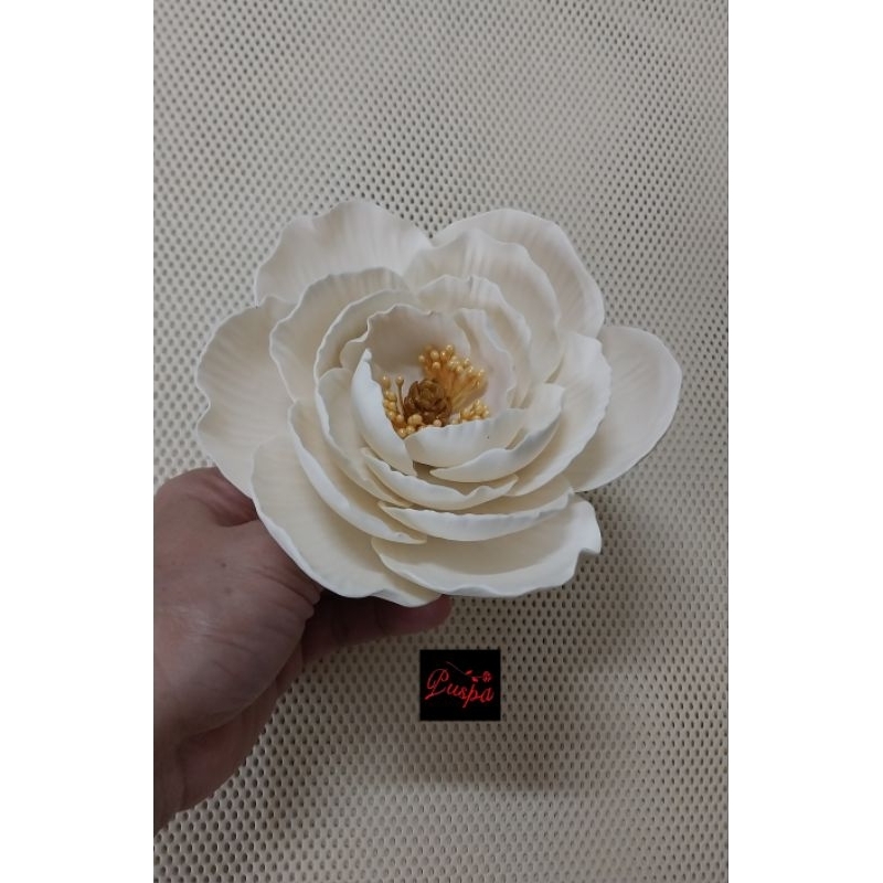 

(595/PPEBM4)Gumpaste Flower Sugar Flower/Bunga Gumpaste Peoni