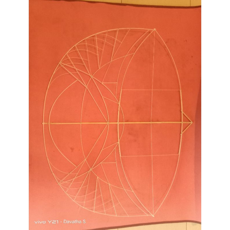 Kerangka Layangan Ram raman Spider full fiber