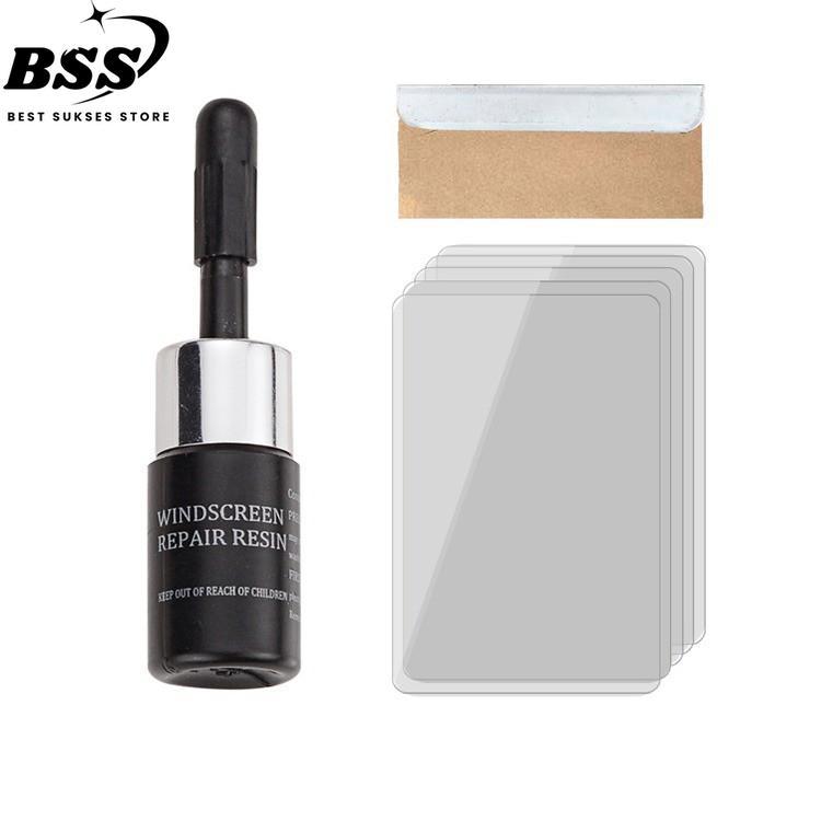 LEM PENGHILANG KACA MOBIL RETAK MEMPERBAIKI SENDIRI KACA RETAK Windshield Repair Kit Glass / Lem Kac