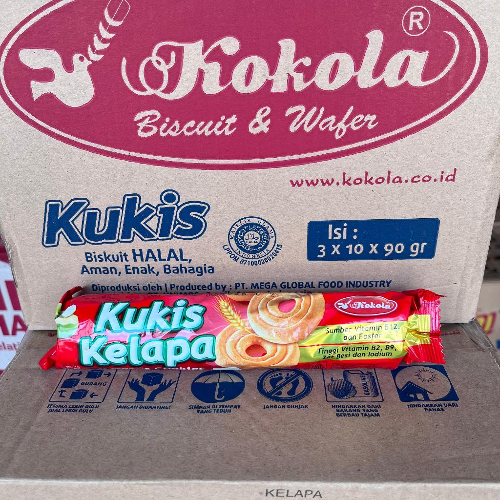 

kokola kukis 90 gram 1 dus isi 30 pcs