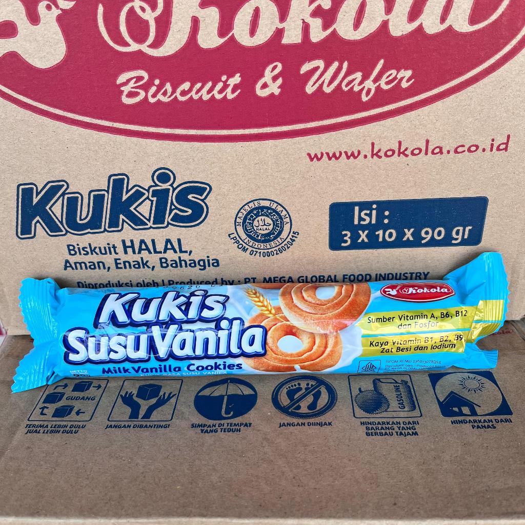 

kokola kukis 90 gram 1 dus isi 30 pcs