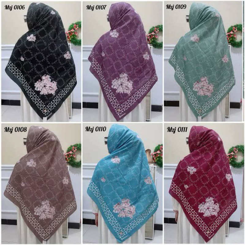 Meizaya Jumbo Motif Scraft Meizaya Segi Empat Motif