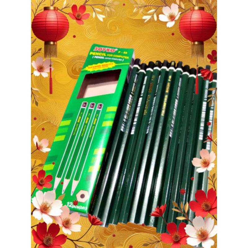 

pensil jayko 2B.P-88.hijau isi12.pcs