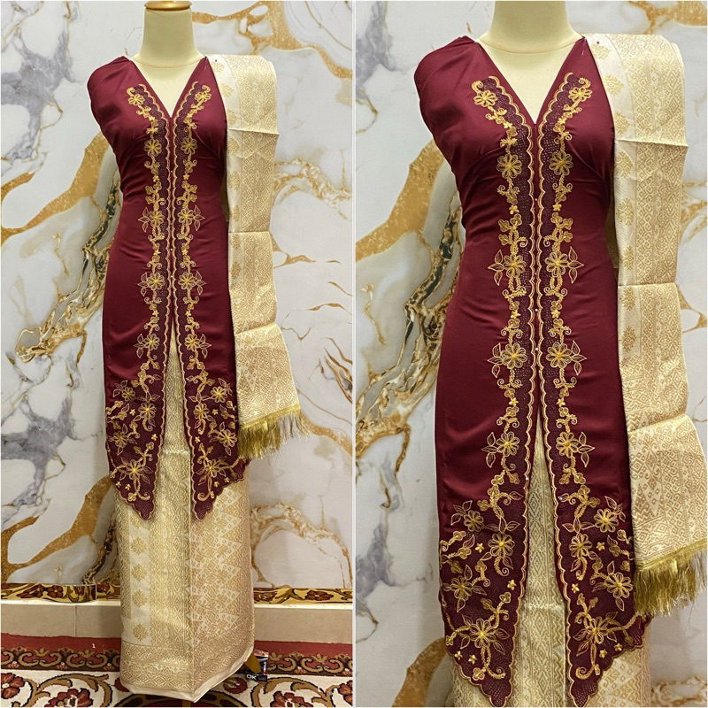 Atasan Wanita Kebaya Bordir Manual Bahan Balotelli