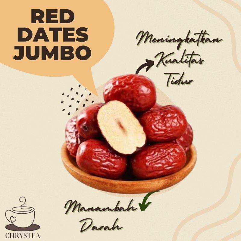 

CHRYSTEA || Red Dates / Angco Jumbo 250gr