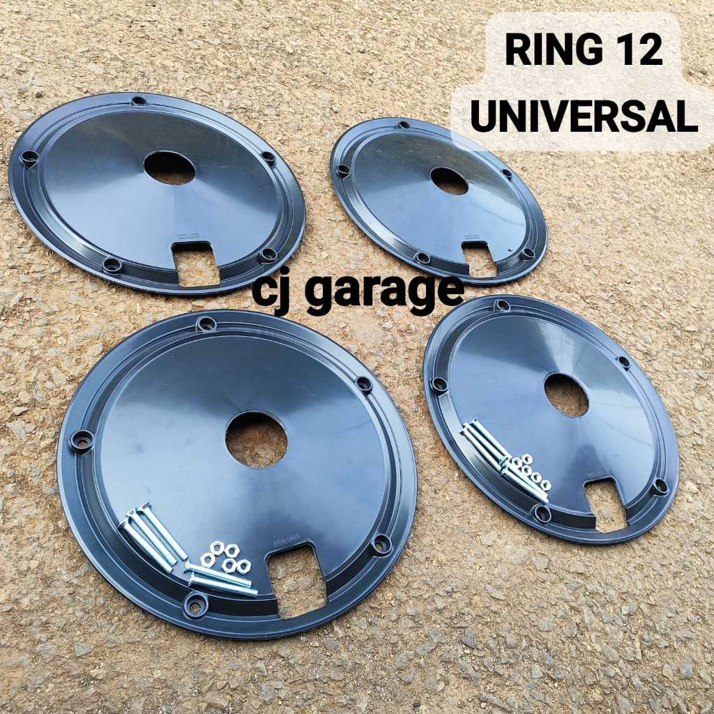 Wheeldop Metic Ring 12 UNIVERSAL ABS HITAM set BAUD Wildop Ring 12 Semua Metik Fazio scoopy Wheel do