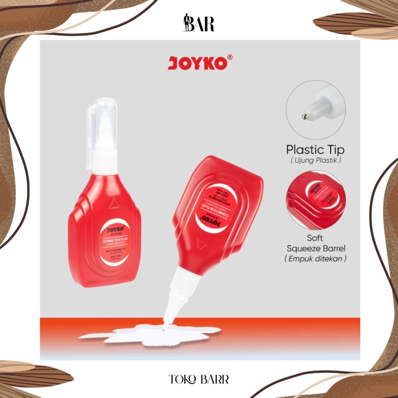 

Tipe X Tipe EX Correction Fluid Joyko Cairan Penghapus Pulpen