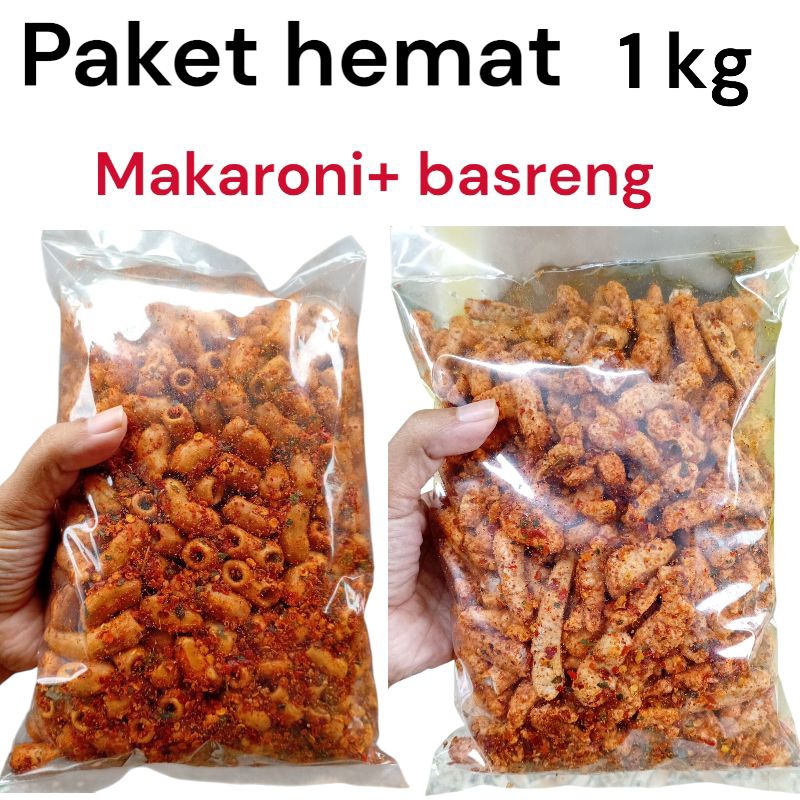 

basreng makaroni paket hemat 1 kg