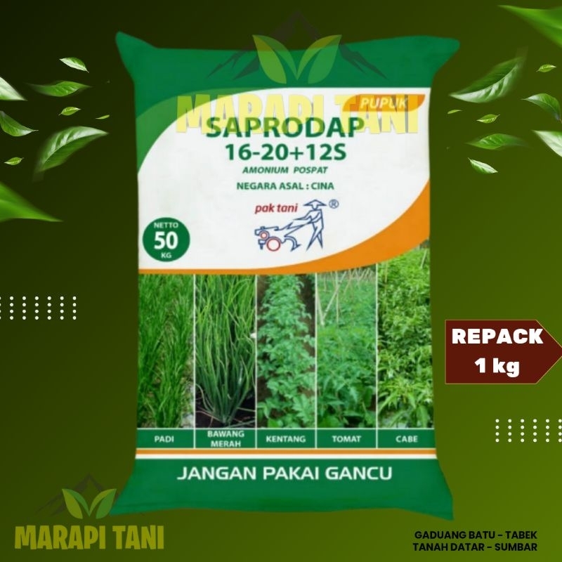 Pupuk SAPRODAP - REPACK 1kg - PAK TANI