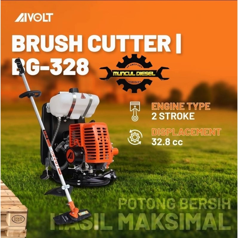 MESIN PEMOTONG RUMPUT BG 328 AIVOLT
