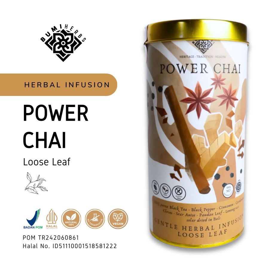 

POWER CHAI - Teh Herbal/Herbal Infusion (LOOSE LEAF)