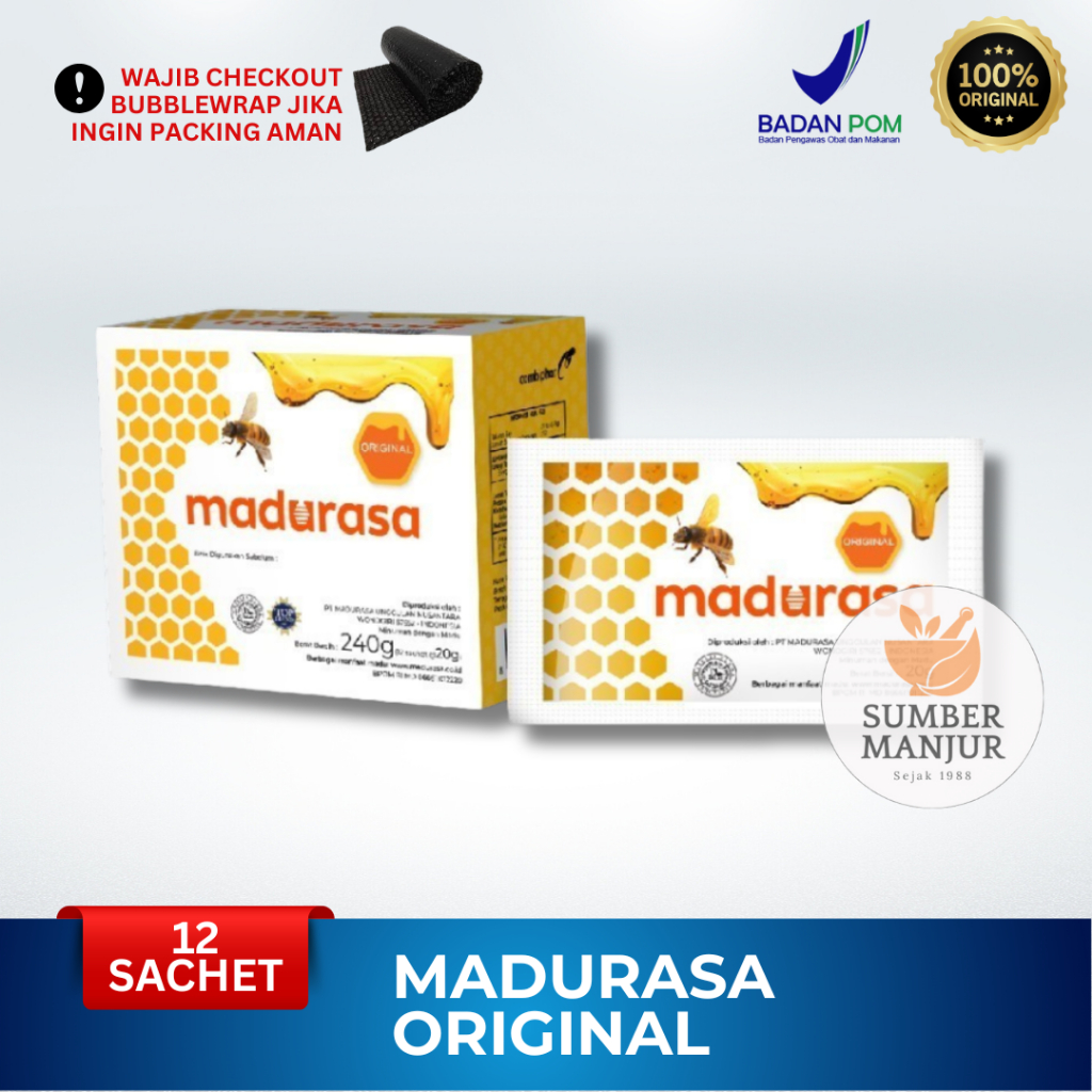

MADURASA MADU RASA ORIGINAL / BOX ISI 12 SACHET