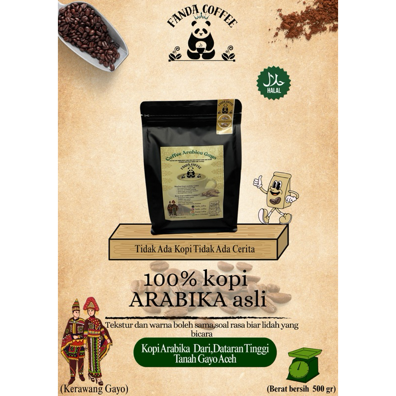 

Kopi Arabika Gayo 100% Asli