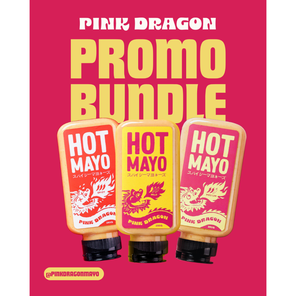

Pink Dragon Saus Mayonaise Pedas Jepang Hot - Fun Bundle