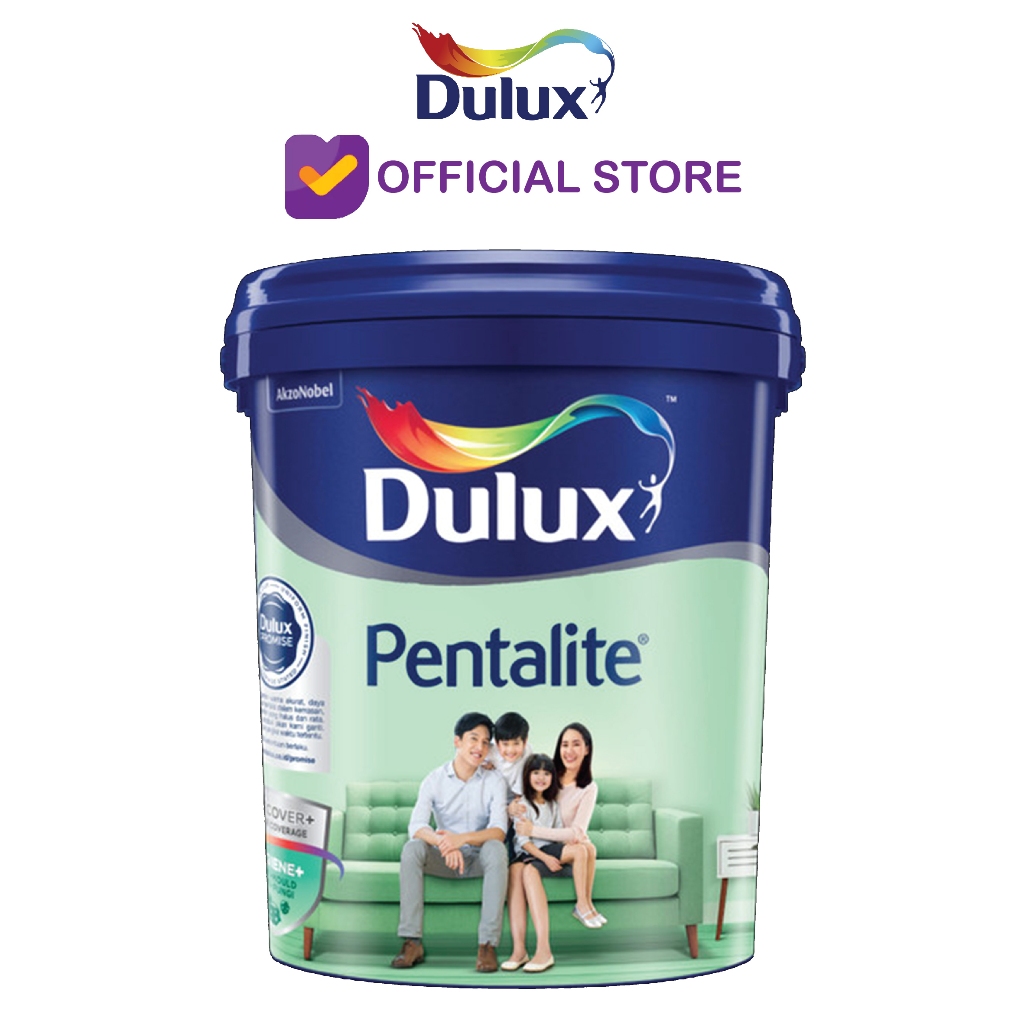 CAT DULUX PENTALITE ANTI BACTERIAL / ANTIBAC BRILLIANT WHITE 20L PAIL