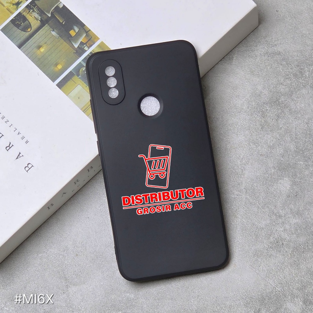 XIAOMI MI 6X XIAOMI MI A2 CASE MACARON BLACK PREMIUM  SOFT CASE BLACK XIAOMI MI 6X XIAOMI MI A2