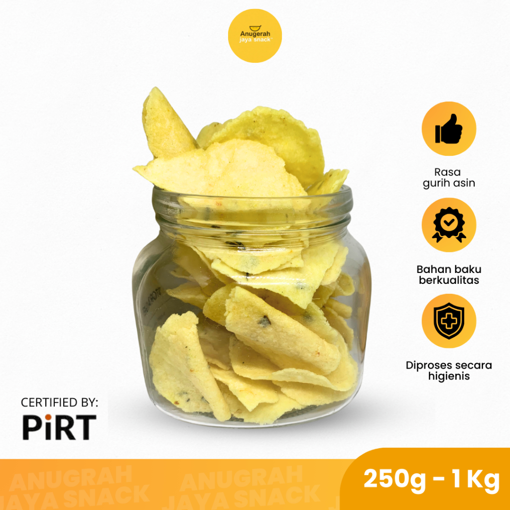 

Comring Kuningan Keripik Singkong Bawang Daun Bawang Gemblong Khas Kuningan 250gr - 1kg Snack Kiloan