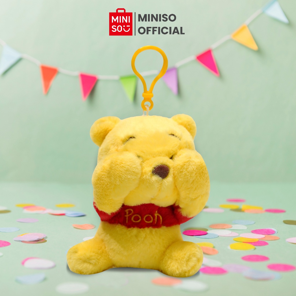 Miniso x Disney Peekaboo Collection Boneka Mewah Ornamen Key Pendant Liontin Rantai Ransel Lotso/Win