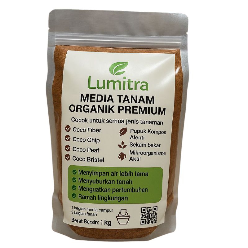Lumitra Media Tanam Organik Premium Siap Pakai