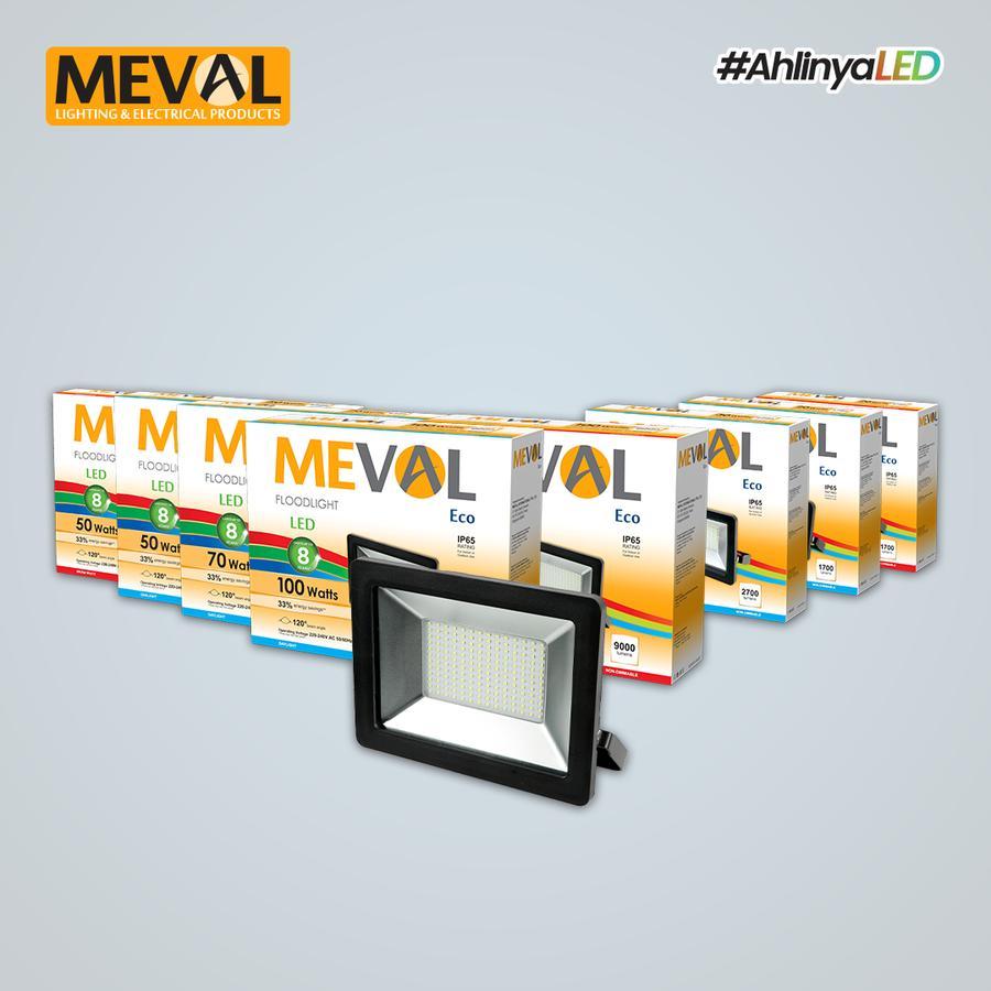 MEVAL Lampu Sorot LED Flood light ECO Series 10 - 50 Watt