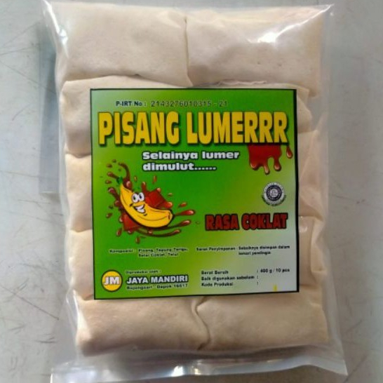 

Pisang Lumer Coklat 400 Gram isi 10 Pcs