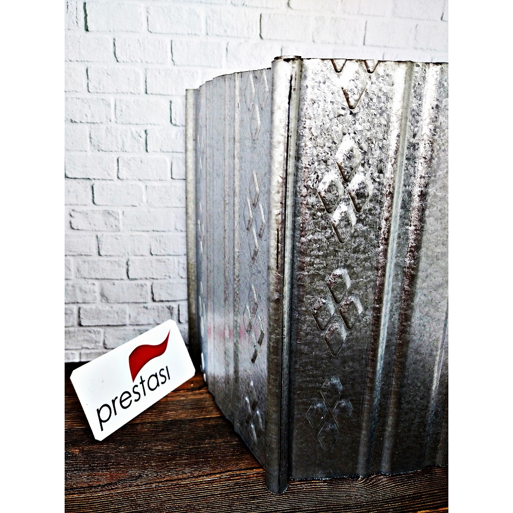 Slat Daun Pintu Folding Gate Harmonika Galvalume Profile Ukir Motif Polos