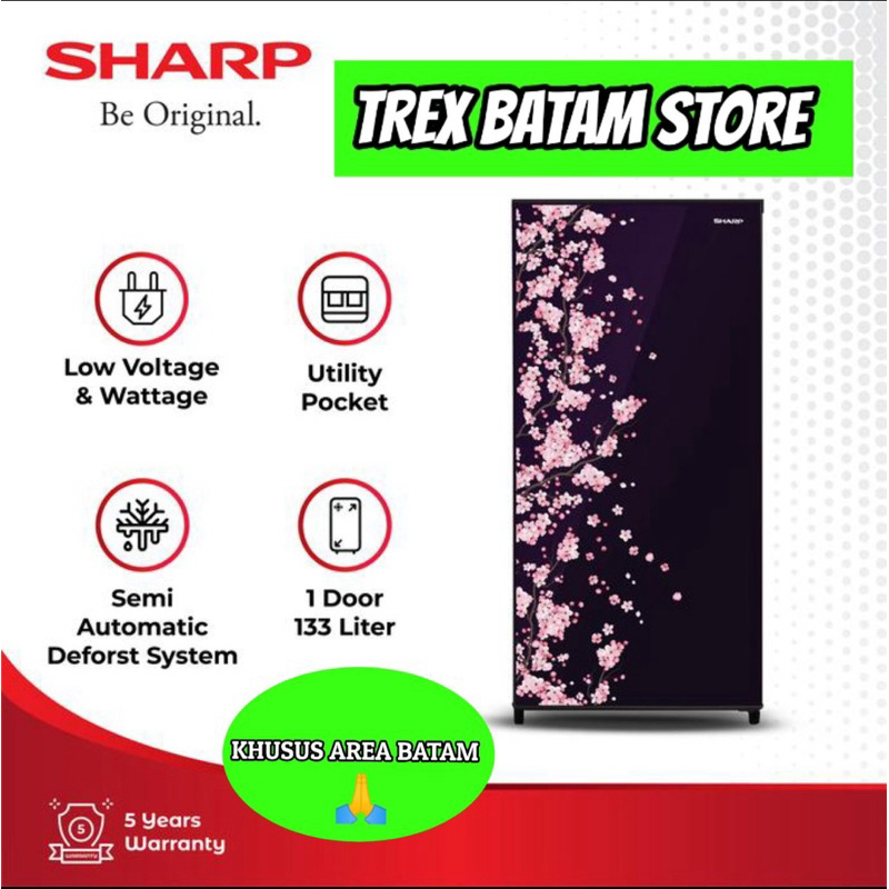 KULKAS SHARP 1 PINTU SJ N162D [ BATAM ]