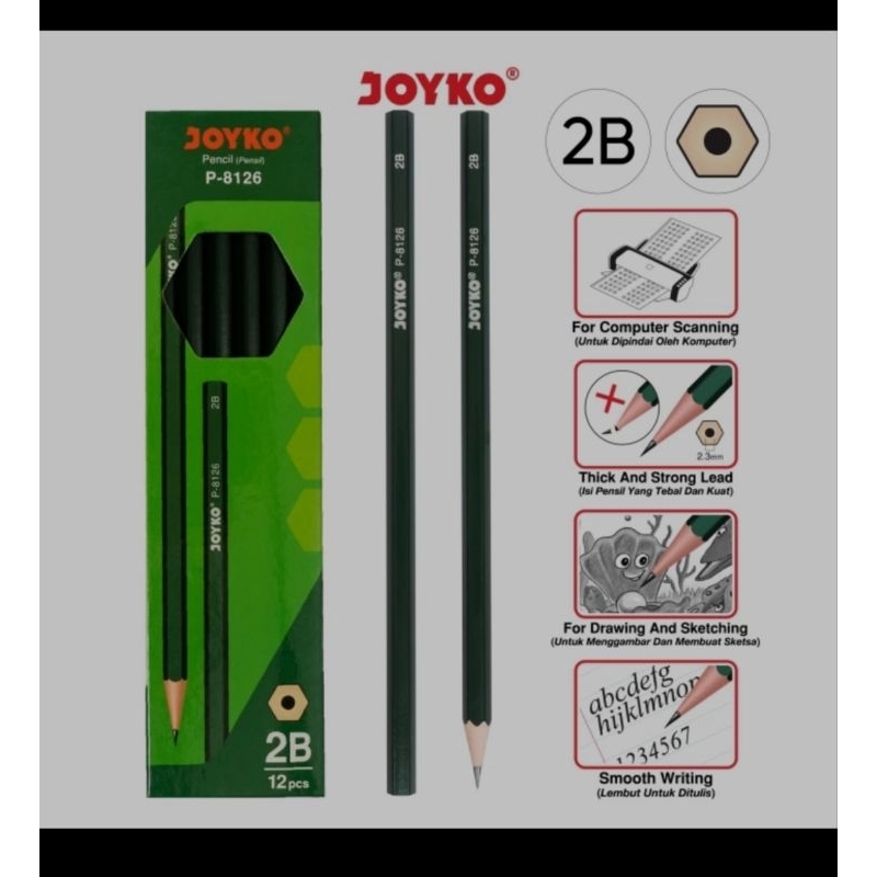 

'Arma' pensil kayu Joyko P8126