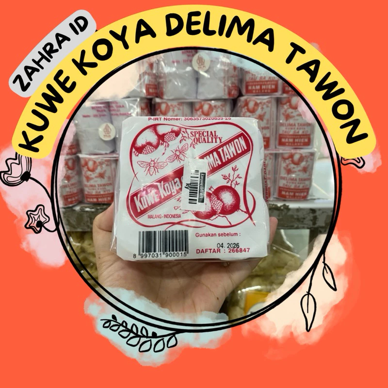 

KUWE KOYA CAP DELIMA TAWON / TAU SA KO NAM HIEN / KUE KOYAH KEDELAI