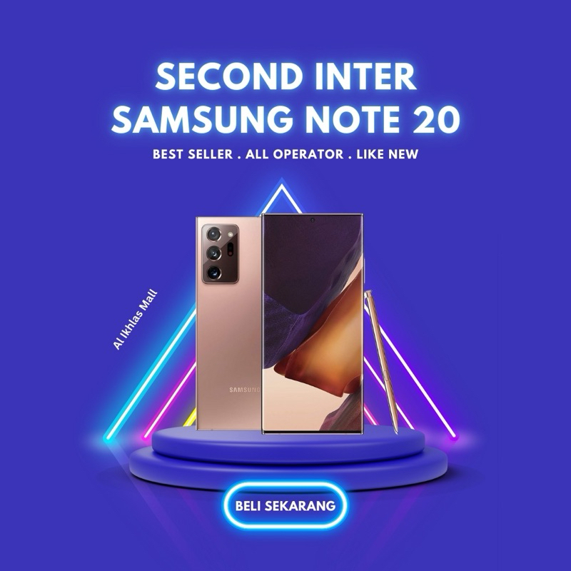 Samsung Note20 SECOND & Samsung Note20 Ultra SECOND ORIGINAL 5G Mulus 100%Original sinyal permanen
