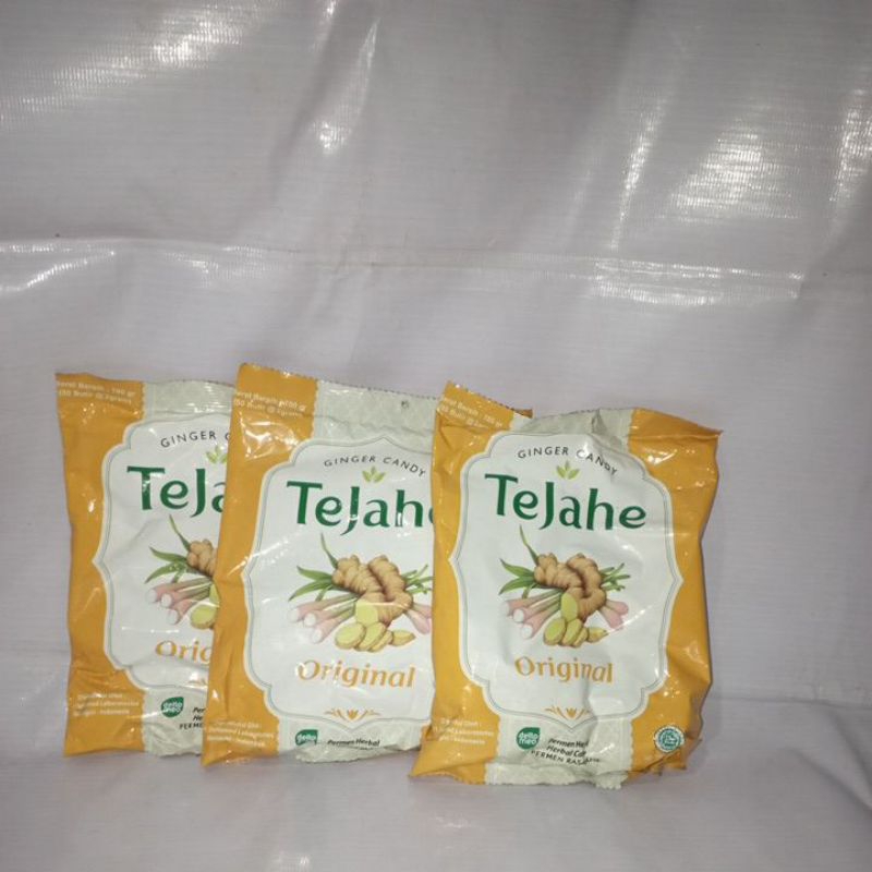 

Tehjahe Ginger Candy, Permen Herbal Rasa Jahe 100gr