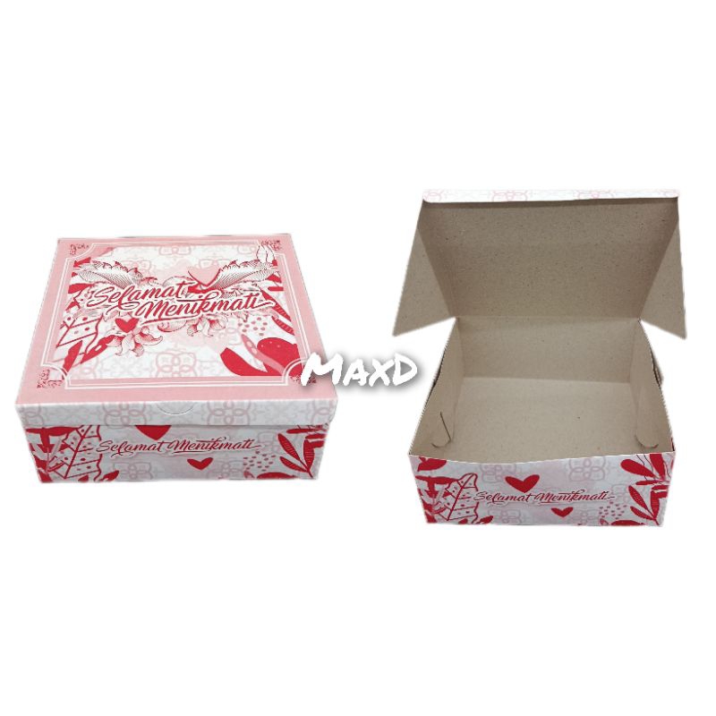

Kotak Kue UK 12×14 × 6.5 cm 100 Pcs