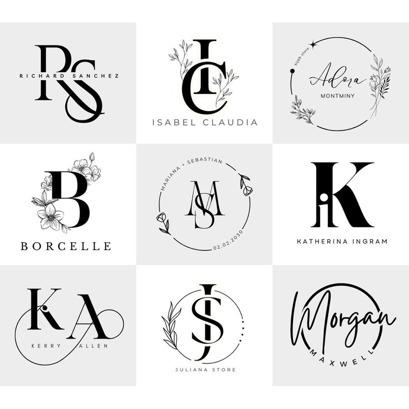 

ARABELLA MONOGRAM LOGO | JASA BIKIN DESAIN LOGO OLSHOP BISNIS SIMPLE
