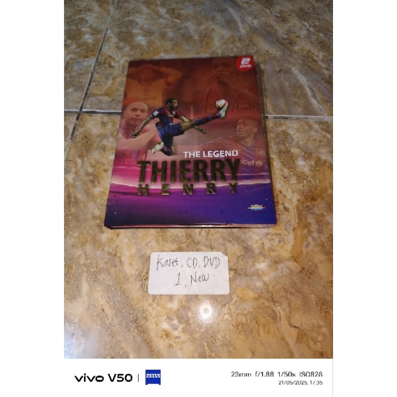 KASET DVD THIERRY HENRY - THE LEGEND