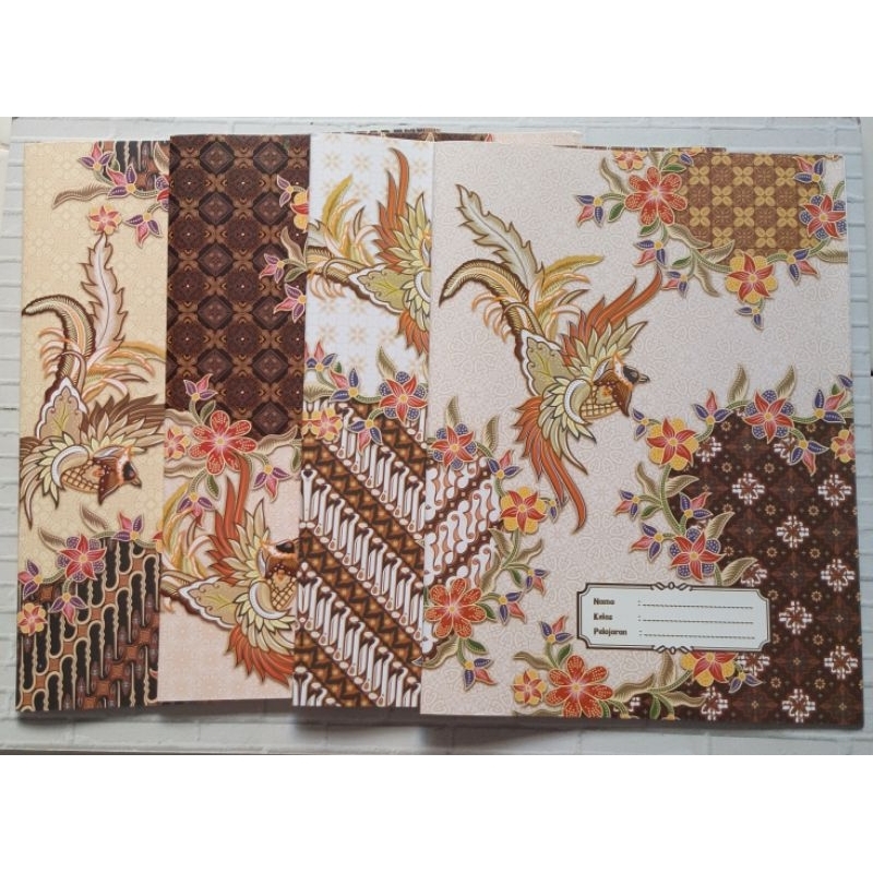 

(20LBR) SAMPUL BUKU KWARTO SB-Q BATIK UK 26X19CM