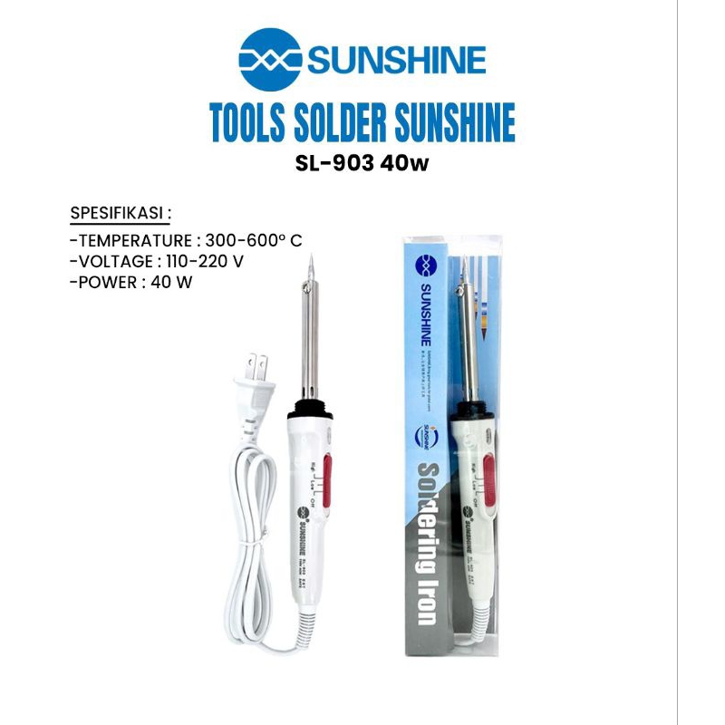 SOLDER / SOLDER TANGAN / SOLDERING IRON SUNSHINE SL-903 40 WATT