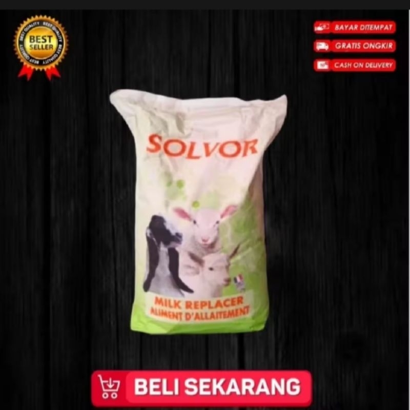SOLVOR SUSU HEWAN PENGGANTI SUSU INDUKAN KAMBING DOMBA SAPI 1KG