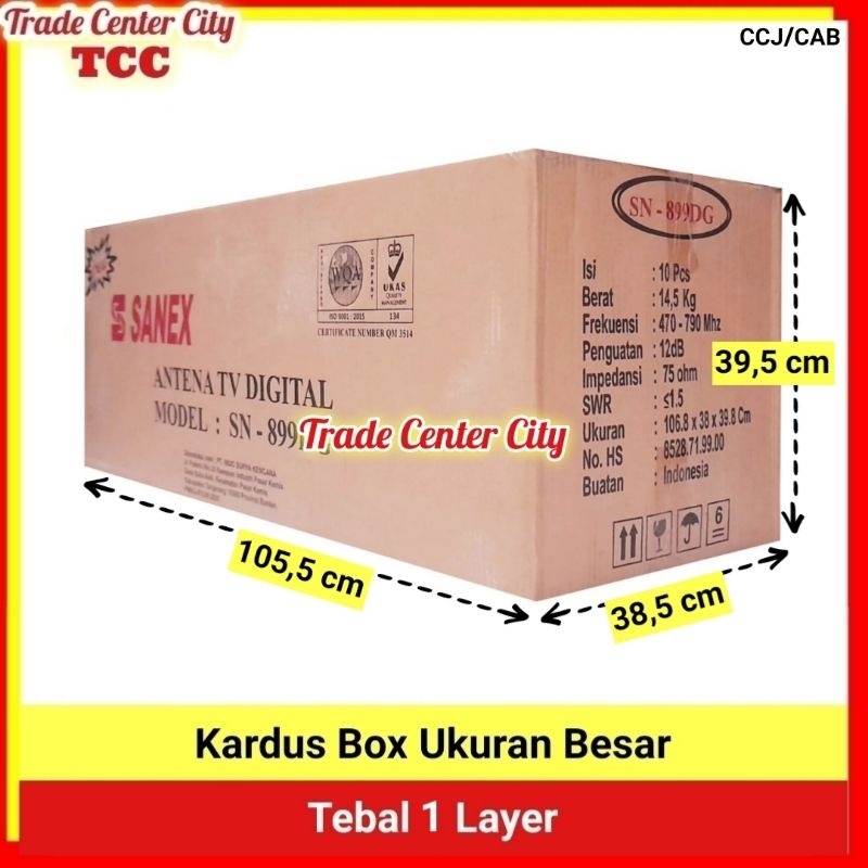 

Kardus Jumbo Kotak Karton Dus Ukuran Besar untuk Pindahan Tebal 1 Layer / 2 Layer / Box Packaging Packing Pengiriman Penyimpanan #kardus