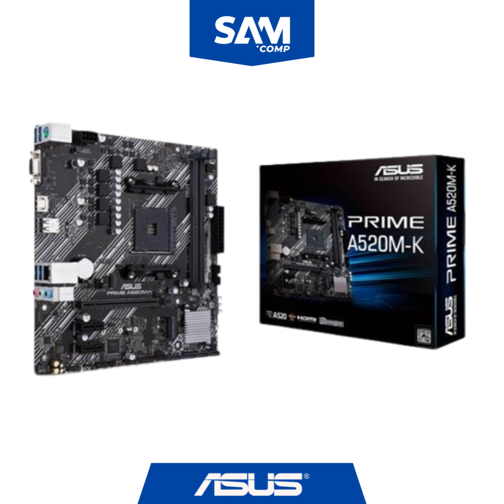 Motherboard Asus Prime A520M-K (Socket AM4) Motherboard DDR4