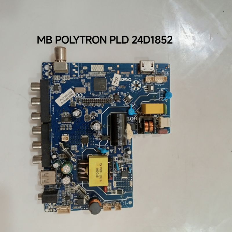 MB TV POLYTRON PLD24D1852 MAINBOARD MESIN TV POLYTRON PLD24D1852