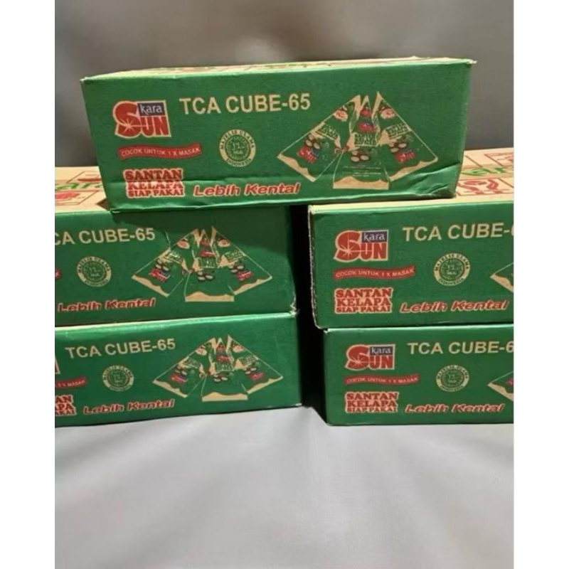 

Sun Kara Santan Kelapa Instan Siap Pakai 1 Dus Isi 36 Pcs|65 Ml