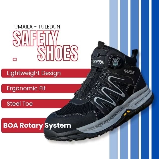 sepatu sneaker SAFETY SHOES TALI PUTAR