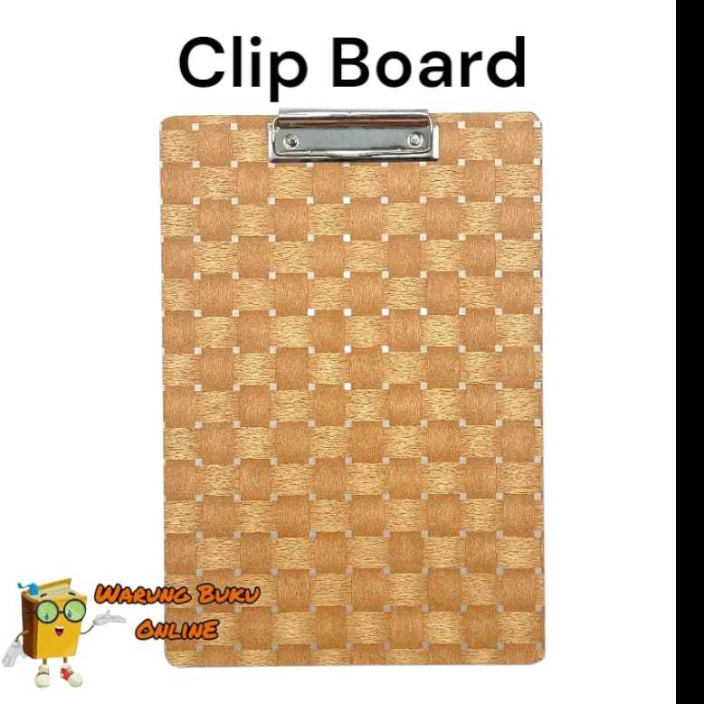 

CLIP BOARD / PAPAN KAYU FOLIO F4 / ALAS UJIAN UKURAN FOLIO F4 / PAPAN JALAN