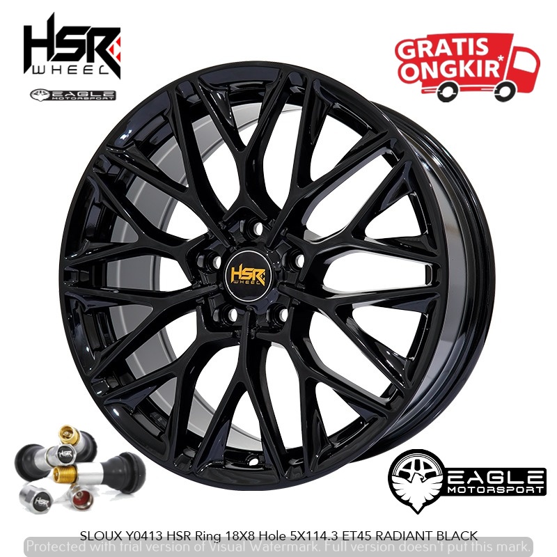 Velg Mobil Ring18 HSR SLOUX Untuk Innova Rush Expander dll r18
