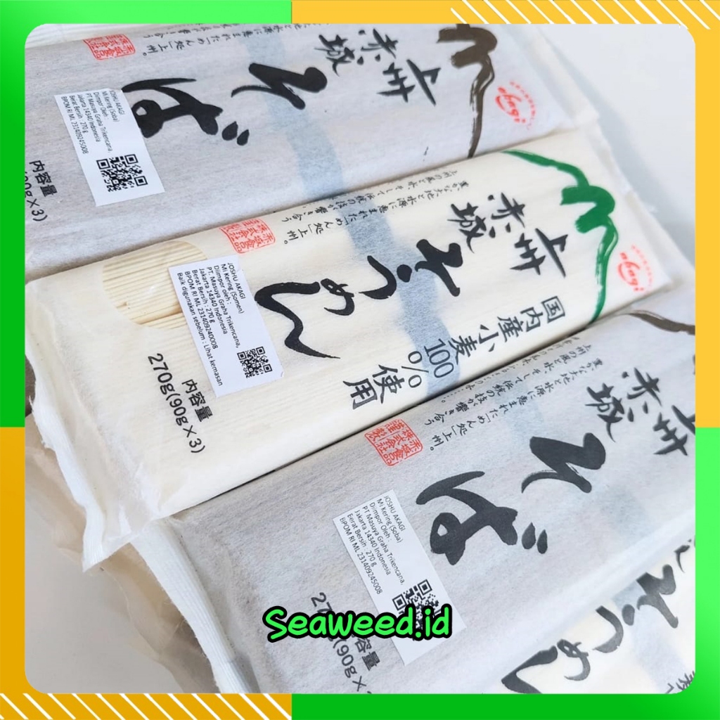 

JOSHU AKAGI Ramen Udon Soba sSomen 270 GRAM - Mie Kering Import Jepang