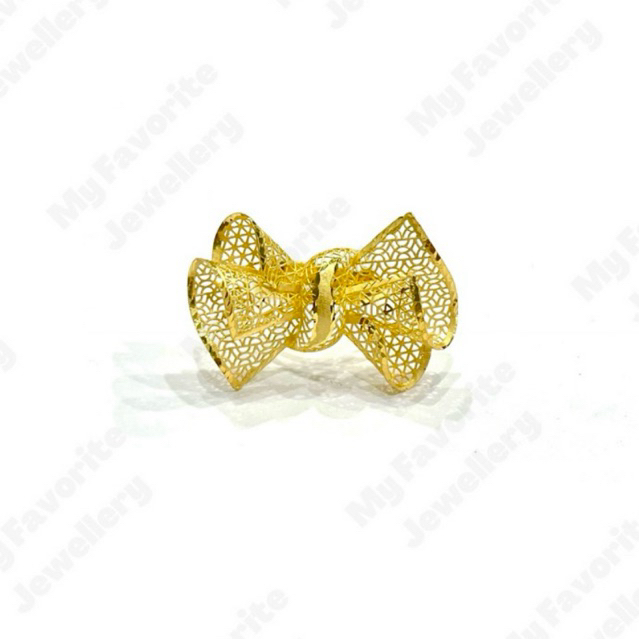 Cincin Adjustable Pita Krawang TERMURAH Emas Asli Kadar 700