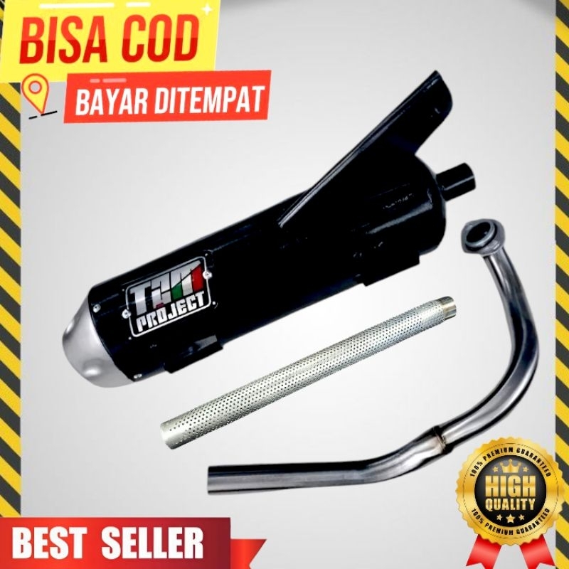 Knalpot Copy Fullset Gear Vario 125 150 Led Mio J Beat FI Scoopy PGM FI Soul GT 125 Adem Ngebass