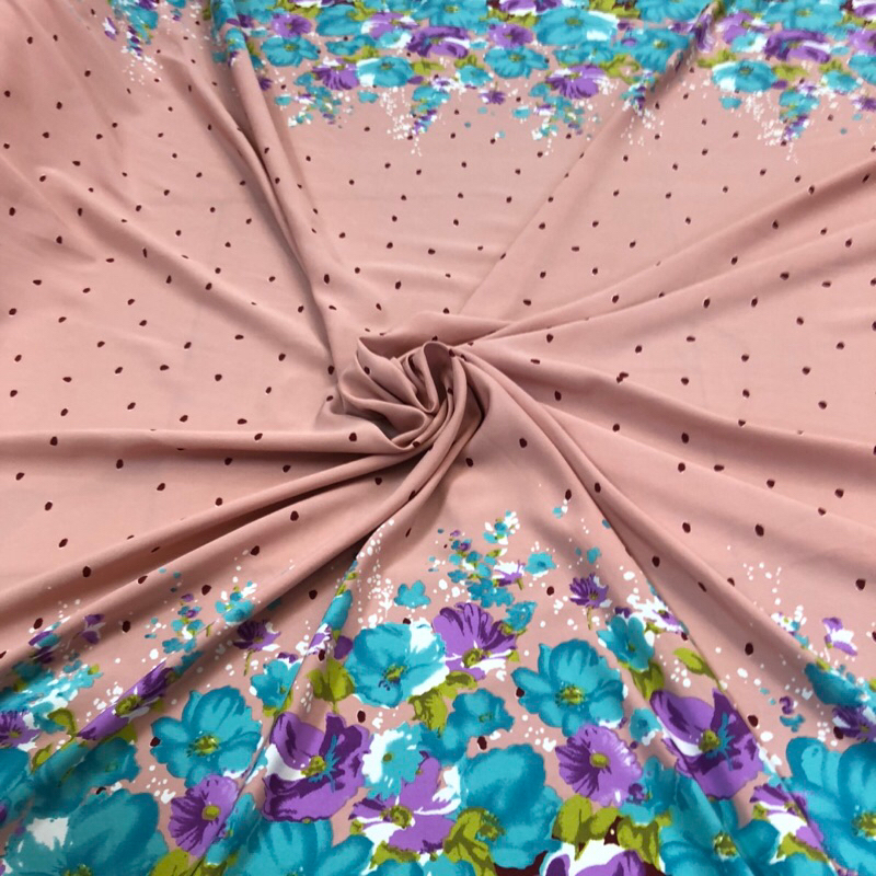 kain wolfis motif bunga - kain wolfis motif luxury - kain wolfis motif premium kkt